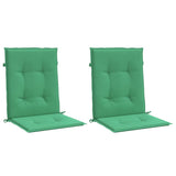 Vidaxl Gartenstuhl Kissen unter Rücken 2 ST 100x50x3 cm Oxford Stoff grün