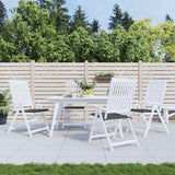 Vidaxl Gartenstuhlkissen 4 Stcs 40x40x4 cm Oxford Stoffanthrazit -gelöscht