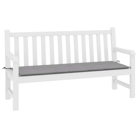 Vidaxl Garden Bench Kissen 200x50x4 cm Oxford Stoff grau