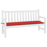 Vidaxl Garden Bench Kissen 200x50x4 cm Oxford Stoff rot
