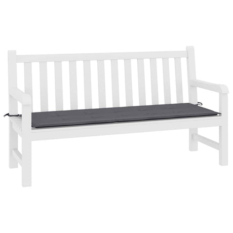 Vidaxl Garden Bench Cushion 200x50x4 cm Oxford Stoffanthrazit -gelöscht