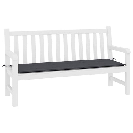 Vidaxl Garden Bench Kissen 200x50x4 cm Oxford Stoff schwarz