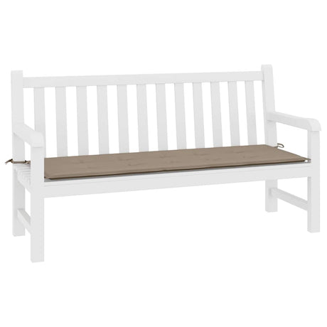 Vidaxl Garden Bench Kissen 200x50x4 cm Oxford Stofftaupe