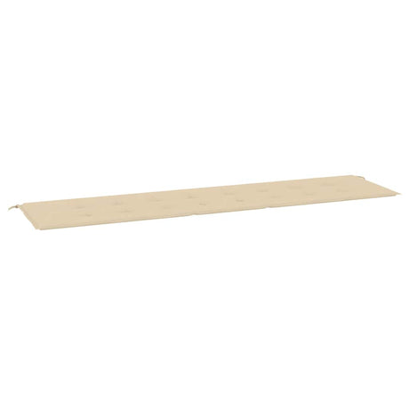 Vidaxl Garden Bench Kissen 200x50x4 cm Oxford Stoff Beige