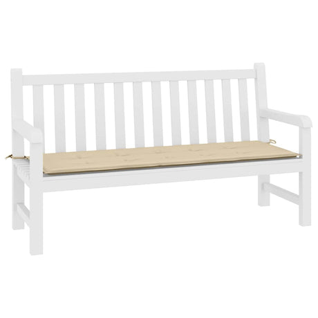 Vidaxl Garden Bench Kissen 200x50x4 cm Oxford Stoff Beige