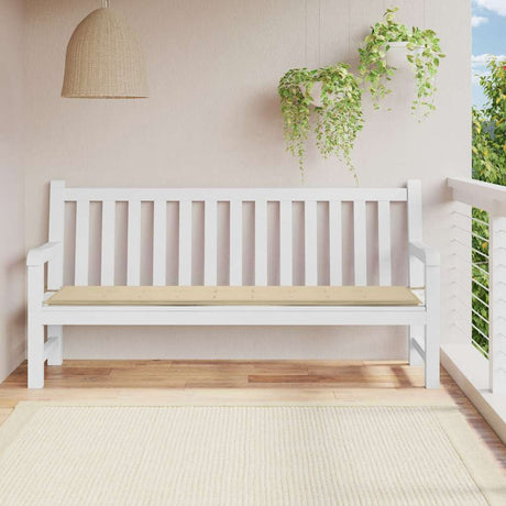 Vidaxl Garden Bench Kissen 200x50x4 cm Oxford Stoff Beige