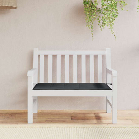 Vidaxl Garden Bench Kissen 100x50x4 cm Oxford Stoff schwarz