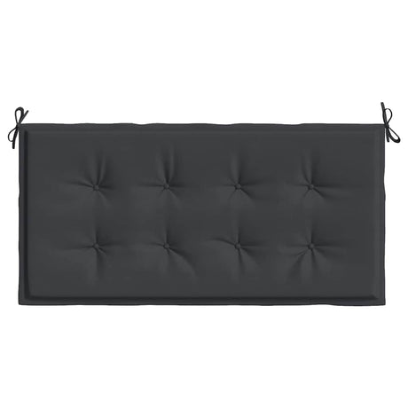 Vidaxl Garden Bench Kissen 120x50x4 cm Oxford Stoff schwarz