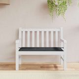 Vidaxl Garden Bench Kissen 120x50x4 cm Oxford Stoff schwarz