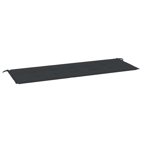 Vidaxl Gartenbank Kissen 150x50x4 cm Oxford Stoff schwarz