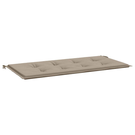 Vidaxl Garden Bench Kissen 100x50x4 cm Oxford Stofftaupe