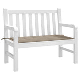 Vidaxl Garden Bench Kissen 100x50x4 cm Oxford Stofftaupe