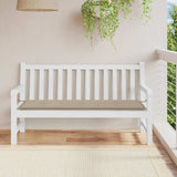 Vidaxl Gartenbank Kissen 150x50x4 cm Oxford Stofftaupe