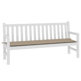 Vidaxl Garden Bench Kissen 180x50x4 cm Oxford Stofftaupe