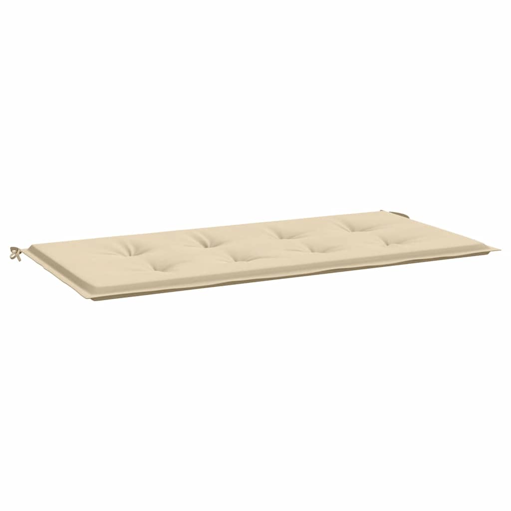 Vidaxl Garden Bench Kissen 100x50x4 cm Oxford Stoff Beige