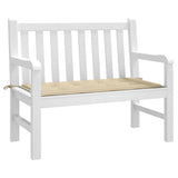 Vidaxl Garden Bench Kissen 120x50x4 cm Oxford Stoff Beige