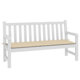 Vidaxl Gartenbank Kissen 150x50x4 cm Oxford Stoff Beige