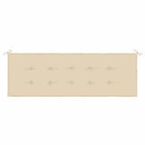 VidaXL Gartenbankauflage 150x50x2 cm Oxford-Stoff beige