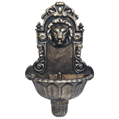 Vidaxl Muurfontein Leeuwenkop Bronze