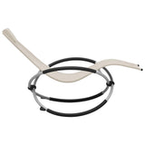 Vidaxl kinderligbed staal crèmekleurig