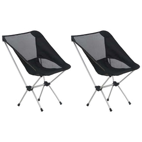 Vidaxl Campingstühle 2 ST mit Trägerbeutel 54x50x65 cm Aluminium