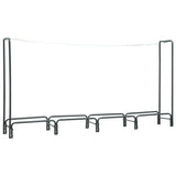 Vidaxx Kaminholzregal 240x35x120 cm Stahl Anthrazit
