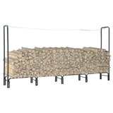 Vidaxx Kaminholzregal 240x35x120 cm Stahl Anthrazit
