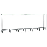 VidaXL Kaminholzregal 360x35x120 cm Stahl Anthrazit