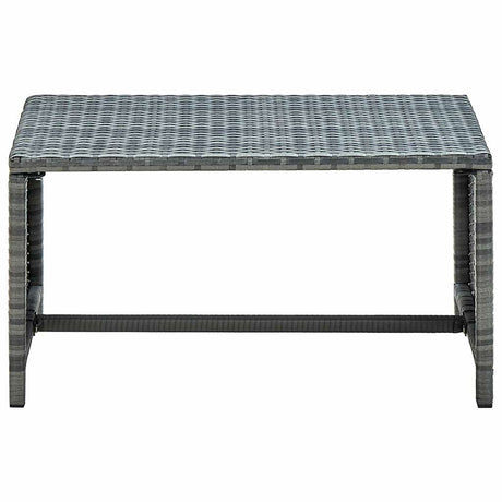 Vidaxl salontafel 70x40x38 cm poly rattan antraciet