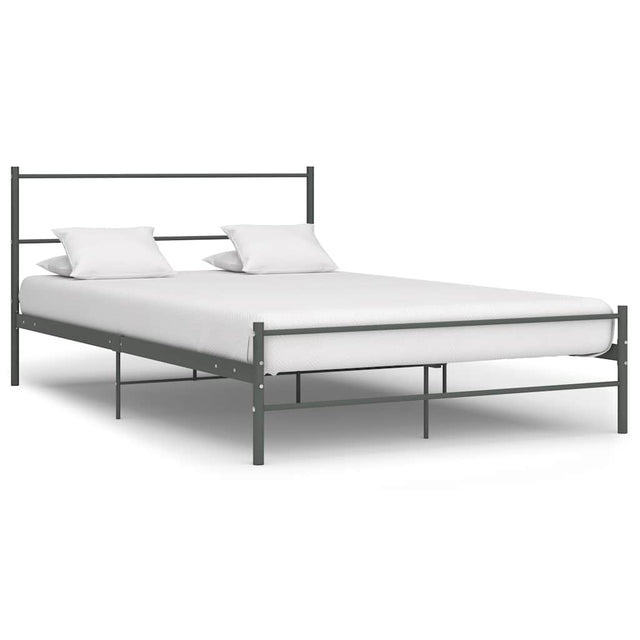 Vidaxl bedframe metaal grijs 120x200 cm
