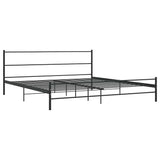 Vidaxl bedframe metaal zwart 180x200 cm