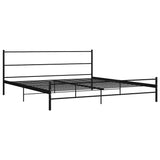 Vidaxl bedframe metaal zwart 200x200 cm