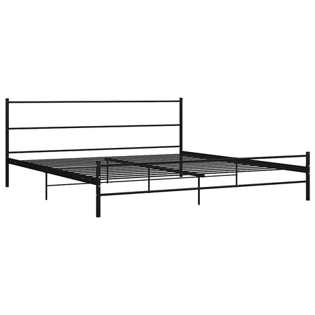Vidaxl bedframe metaal zwart 200x200 cm