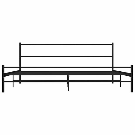 Vidaxl bedframe metaal zwart 200x200 cm