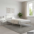 Vidaxl bedframe metaal wit 100x200 cm