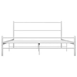 Vidaxl bedframe metaal wit 140x200 cm