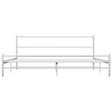 Vidaxl bedframe metaal wit 160x200 cm