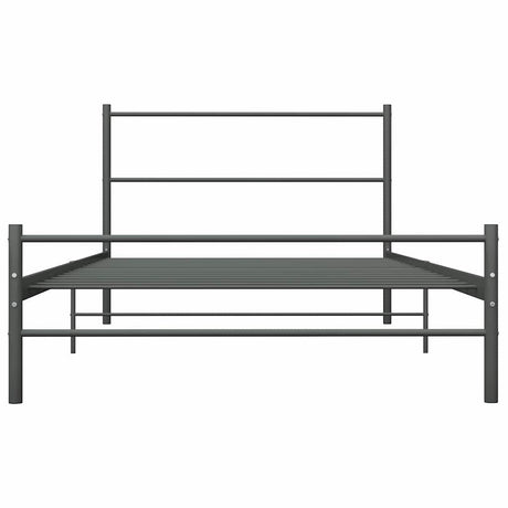 Vidaxl bedframe metaal grijs 90x200 cm