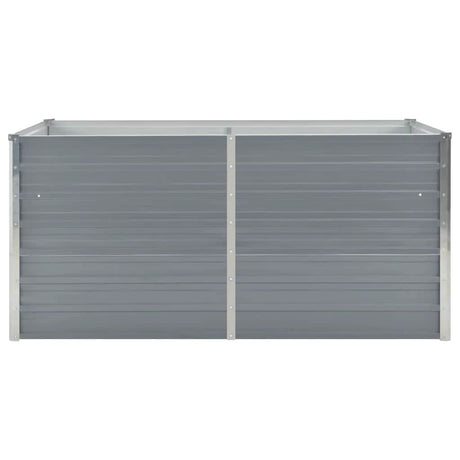Vidaxl -Pflanzer erhöht 160 x 80 x 45 cm verzinkter Stahlgrau