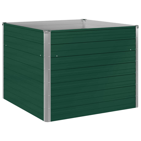 Vidaxl Pflanzer Einsatz 100x100x77 cm verzinktes Stahlgrün