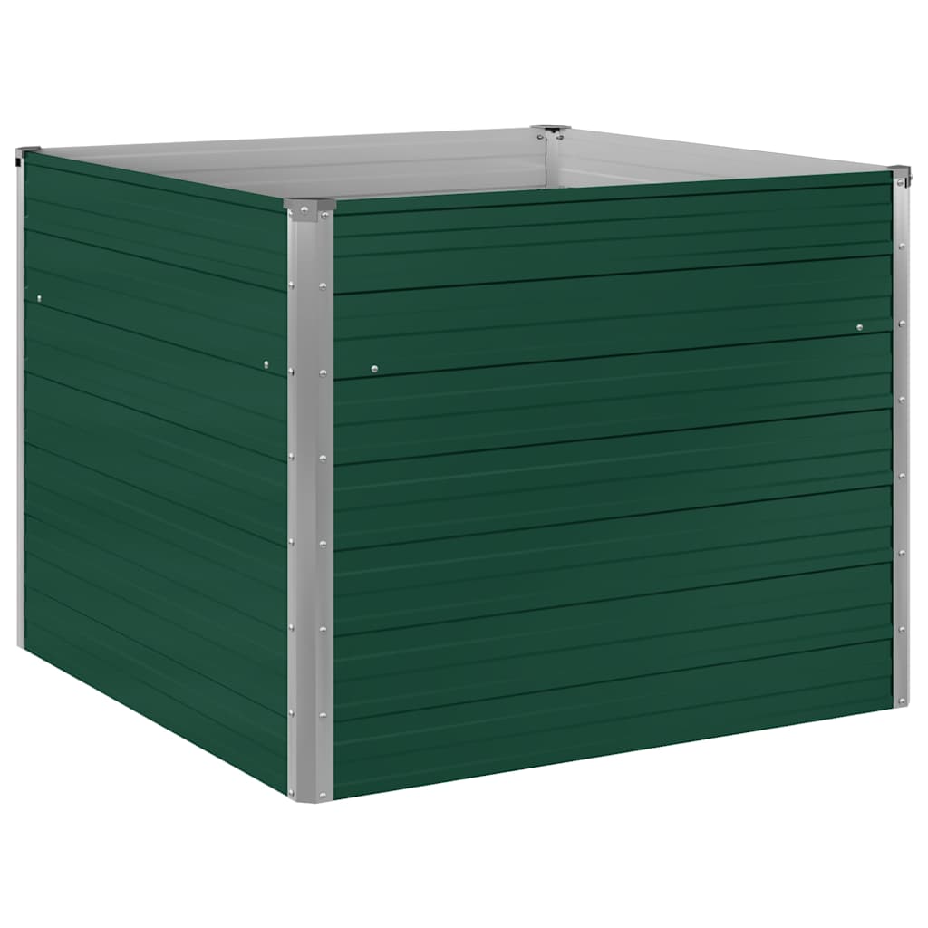 Vidaxl Pflanzer Einsatz 100x100x77 cm verzinktes Stahlgrün