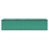 Vidaxl Garden Shed 257x779x181 cm verzinkter Stahlgrün