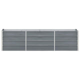 Vidaxl Pflanzer Einsatz 240x40x45 cm verzinkter Stahl grau
