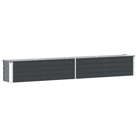VIDAXL -Pflanzer eingefügt 320x40x45 cm verzinkter Stahl -Anthrazit