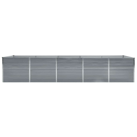 Vidaxl Pflanzer Einsatz 400x80x77 cm verzinkter Stahl grau