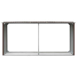 Vidaxl Brennholzschuppen 330x92x153 cm verzinkter Stahlbraun