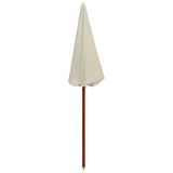 VIDAXL -Parasol mit Stahlpol 180 cm sandgeläutet