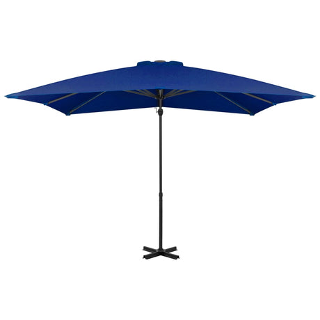Vidaxl Floating parasol with aluminum pole 250x250 cm azure blue