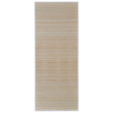 VIDAXL -Teppiche 2 PC Rechteckige 120x180 cm Bambus natürlich