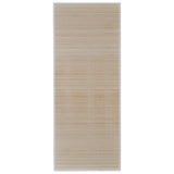 VIDAXL -Teppiche 4 ST Rechteckige 120x180 cm Bambus Natural